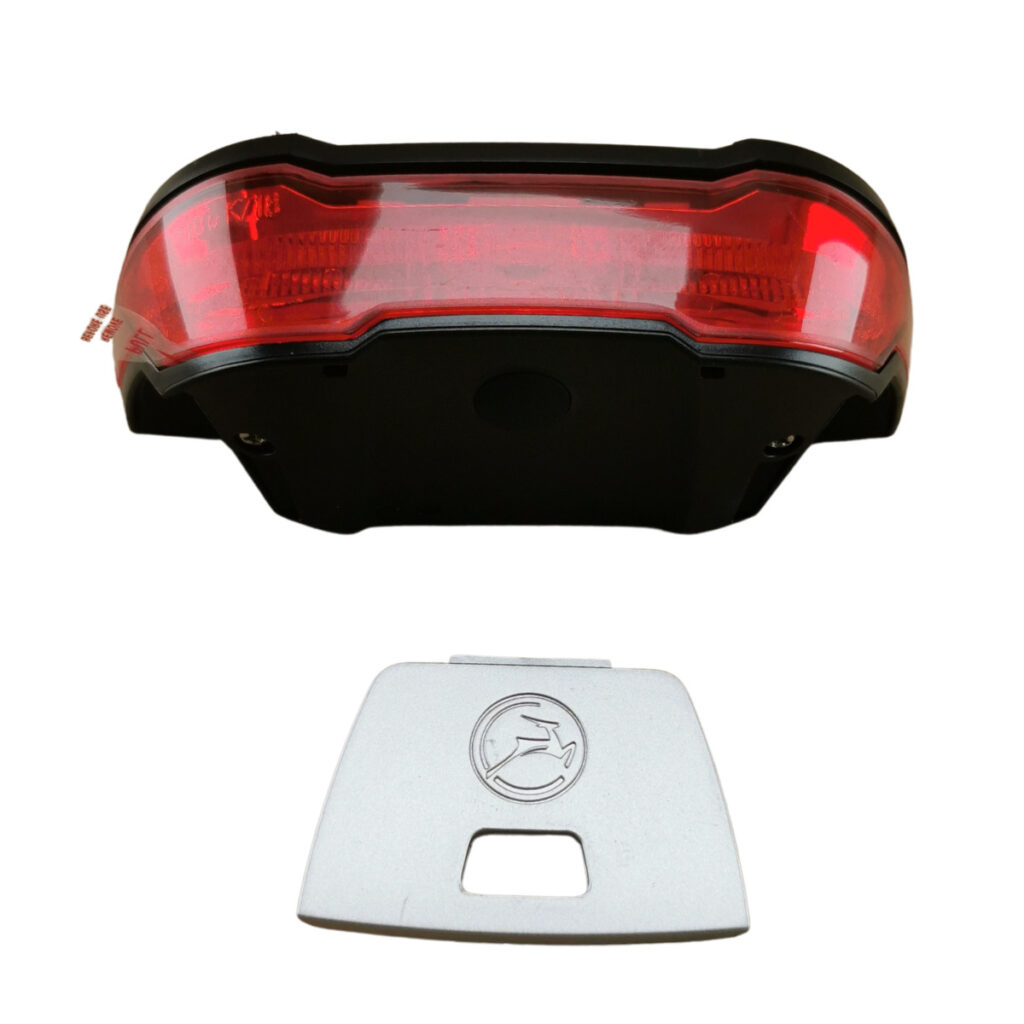 Gazelle achterlicht BE-vision incl. batterijen en kap