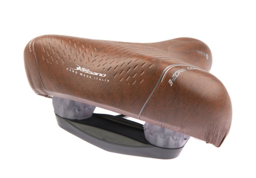 FIETS ZADEL Selle Bassano Volare City XXL BRUIN - Afbeelding 2