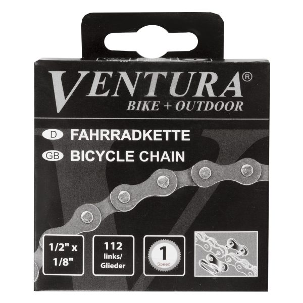 Fietsketting Ventura 1/2x1/8 snelsluiting