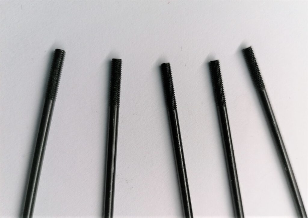 Sapim spaken 13-272 RVS zwart p/st - Afbeelding 3