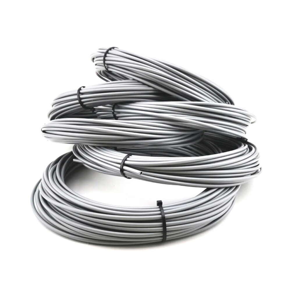 5x Buitenkabel rem 25 meter grijs 11 euro per rol - Afbeelding 4