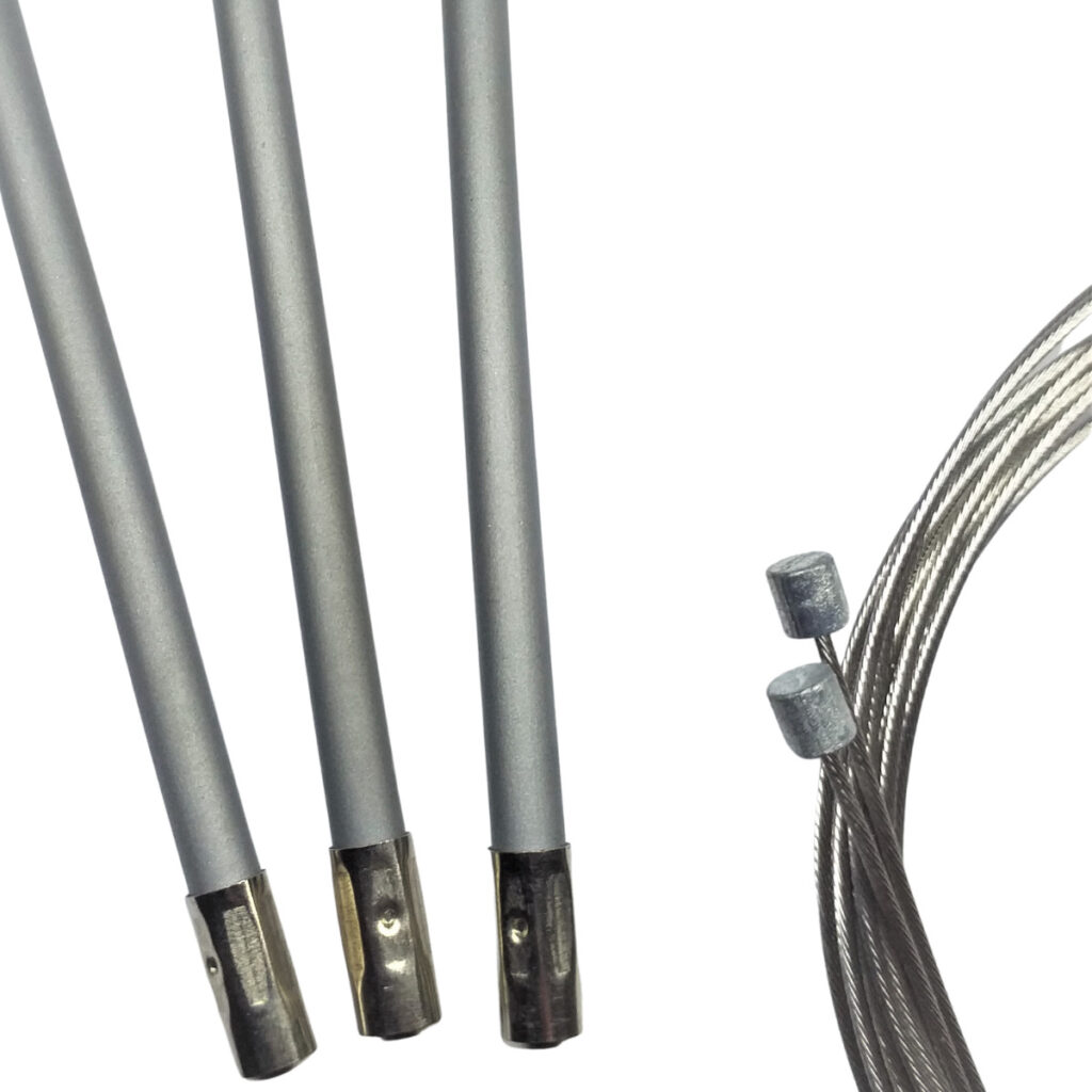 Versnellingskabel set MTB compleet grijs - Afbeelding 3