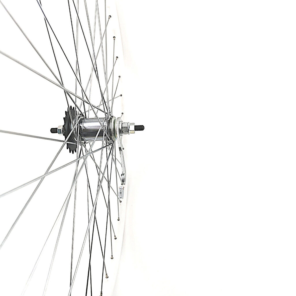 Achterwiel Ryde wit 28 inch met terugtraprem - Afbeelding 2