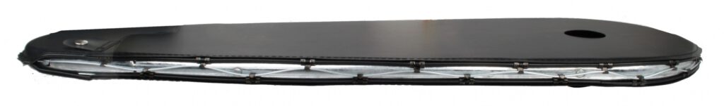 Kettingkast lakdoek mat zwart 22x68 - Afbeelding 3
