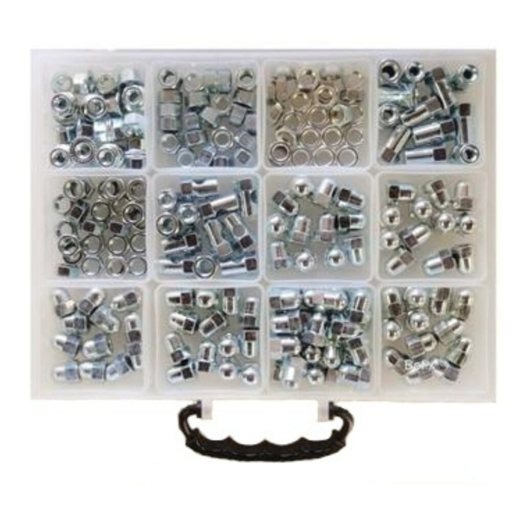 Bofix assortimentbox 12 vakken naafdopmoeren (220294)