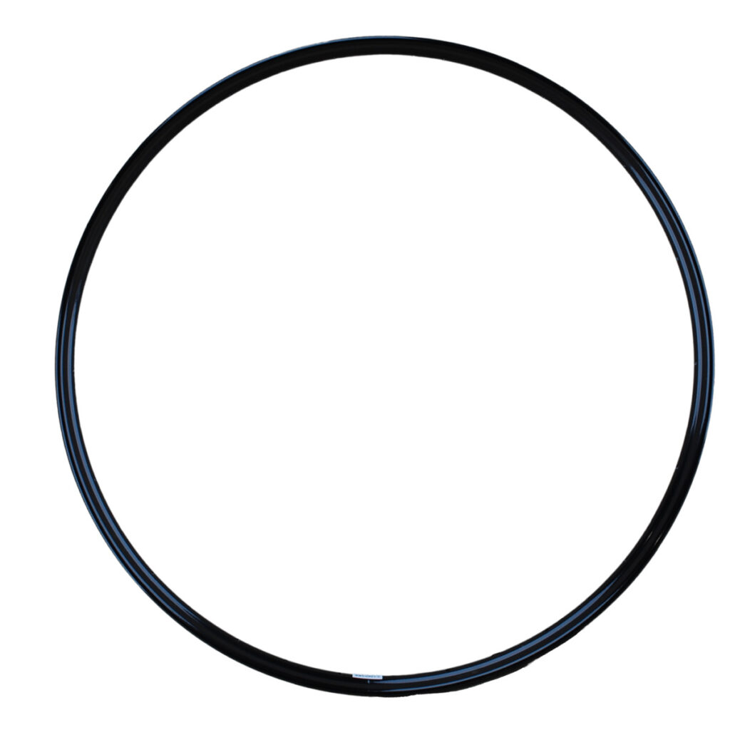 Velg 28x1 1/2 aluminium zwart