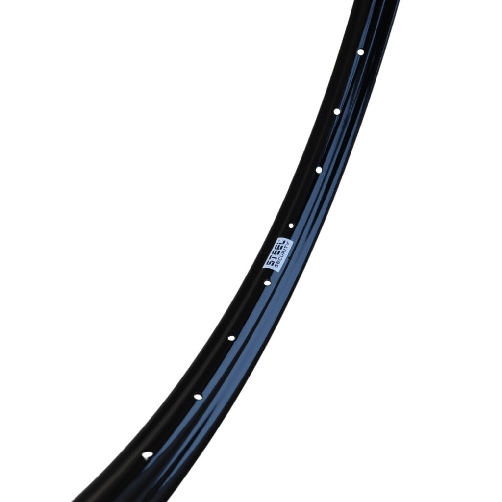 Velg 28x1 1/2 aluminium zwart - Afbeelding 2